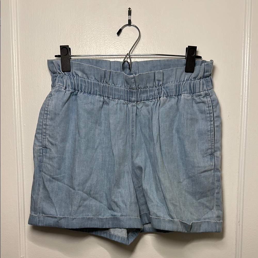 NWT Organic Chambray High Waisted Women's Shorts